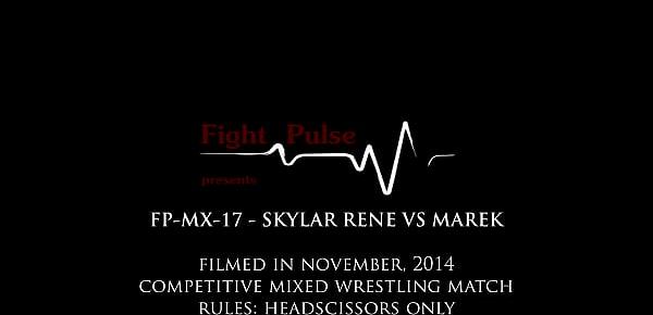  Skylar Rene mixed wrestling